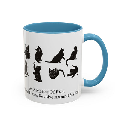 Matter Of Fact Cat 2-Tone Coffee Mug