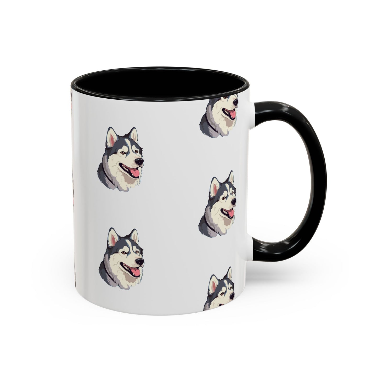 Malamute Head 2-Tone Coffee Mug