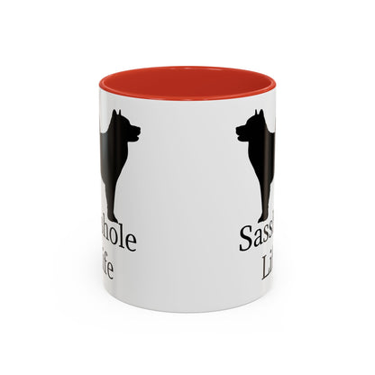 Sasshole Life 2-Tone Coffee Mug
