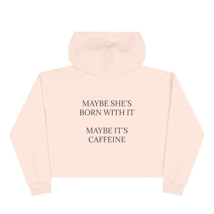 Born With It Women's Crop Hoodie