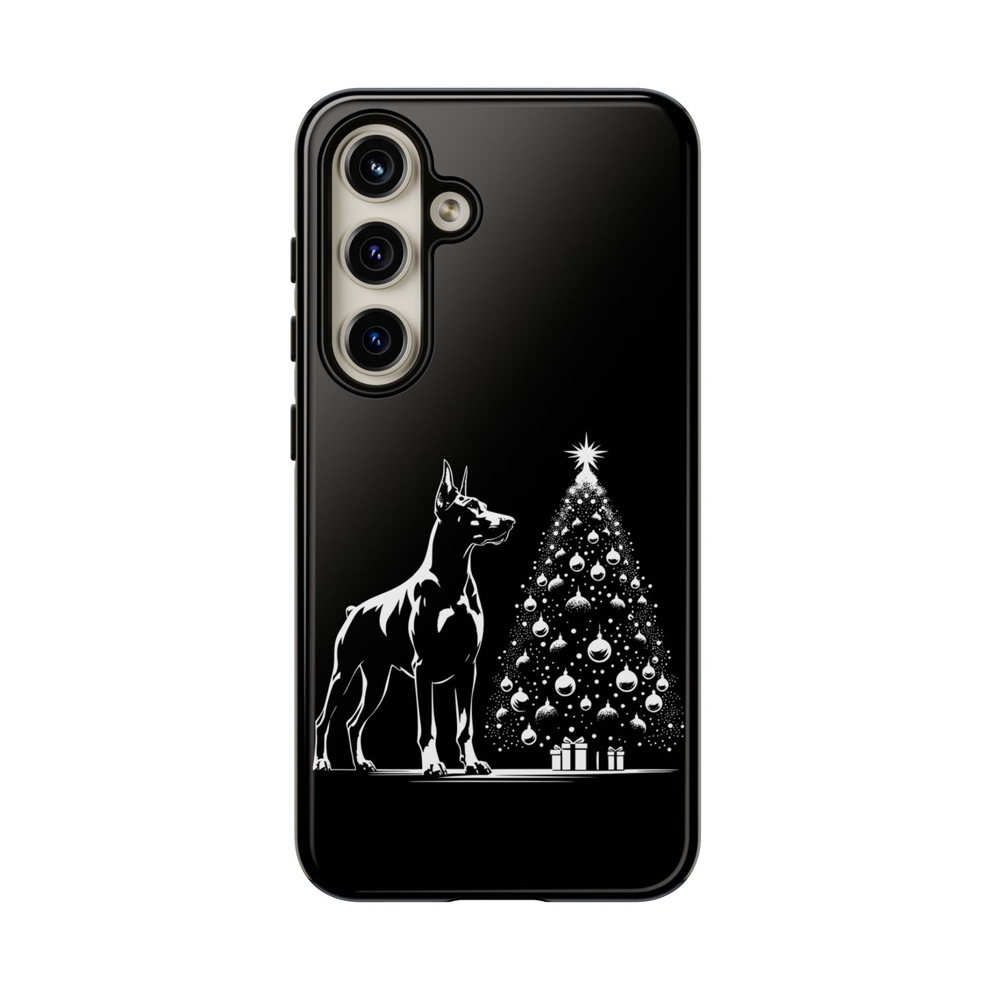 Doberman Christmas Tree Samsung Case
