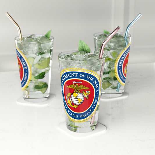 US Marine Corps Drinking Glass