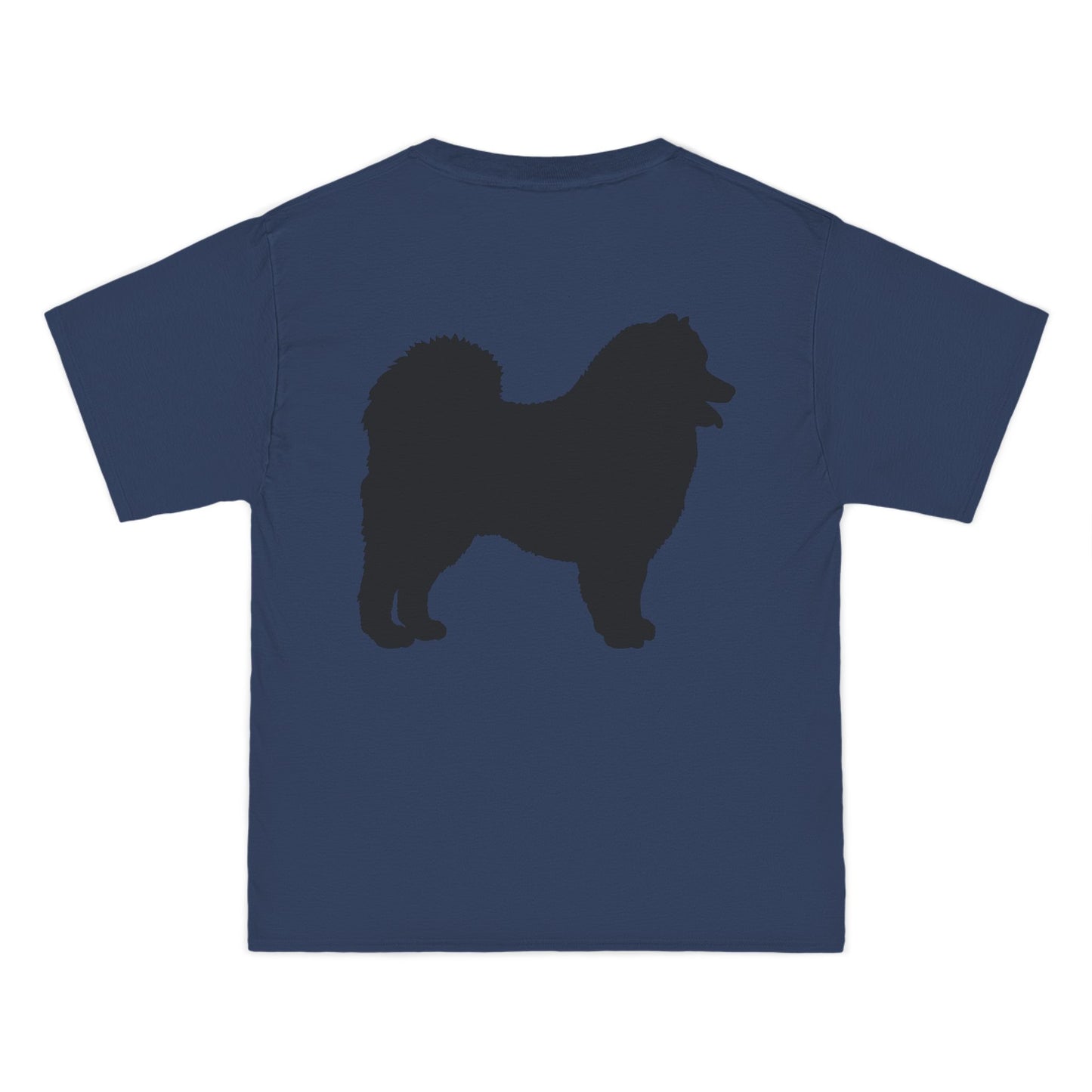 Samoyed Silhouette Men's Short-Sleeve Crewneck Tee