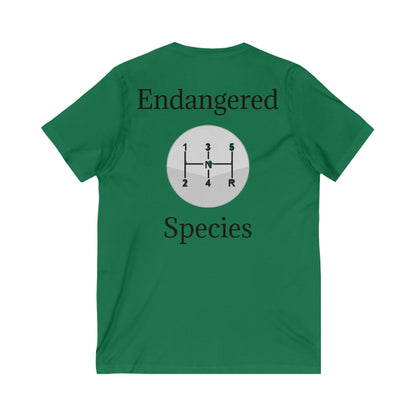 Endangered Species Unisex Short Sleeve V-Neck Tee
