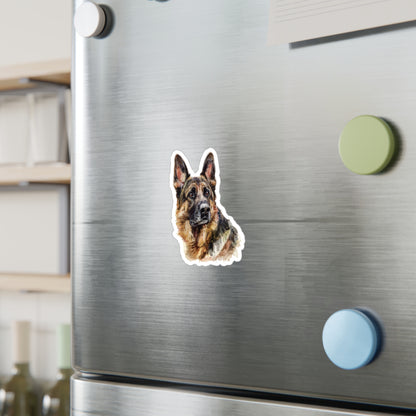 German Shepherd Head Vinyl Decal