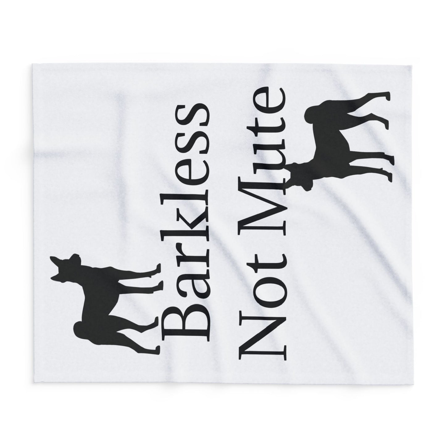 Barkless Not Mute Arctic Fleece Blanket