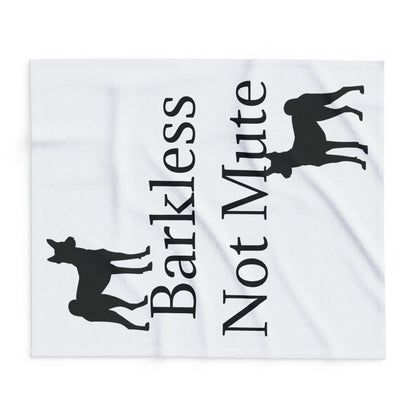 Barkless Not Mute Arctic Fleece Blanket