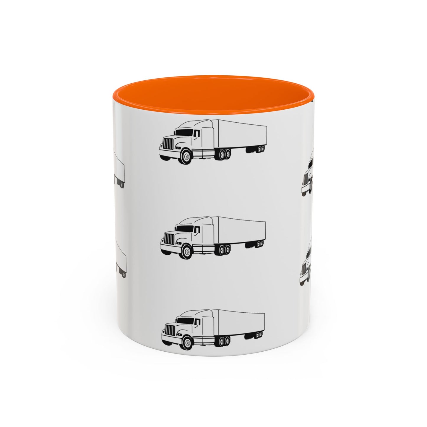 Semi Truck 2-Tone Coffee Mug