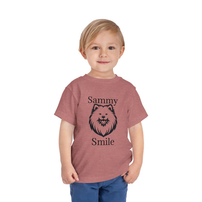 Sammy Smile Toddler Unisex Short Sleeve Crewneck Tee