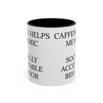 Socially Acceptable 2-Tone Coffee Mug