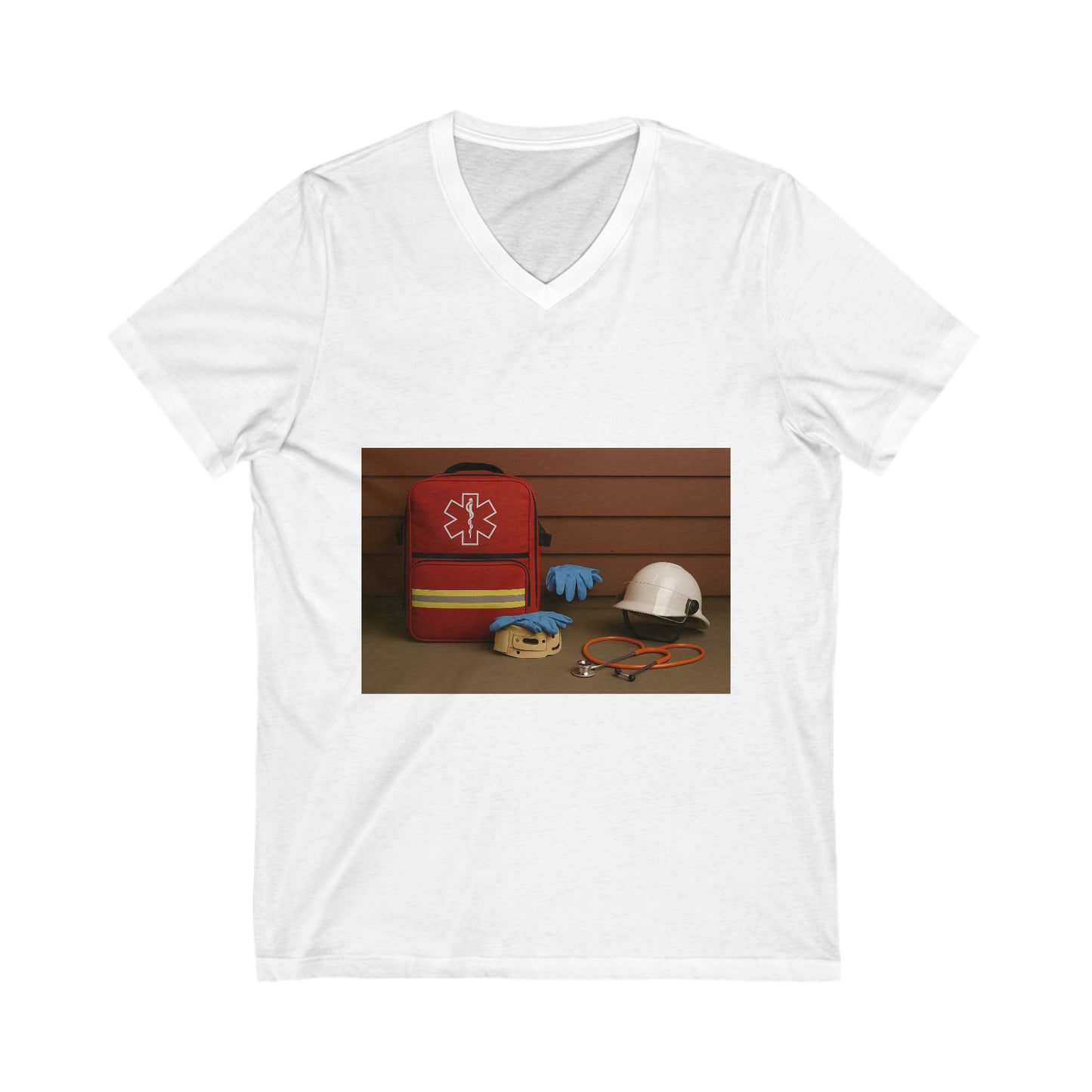 EMS Appreciation Unisex Short Sleeve V-Neck Tee