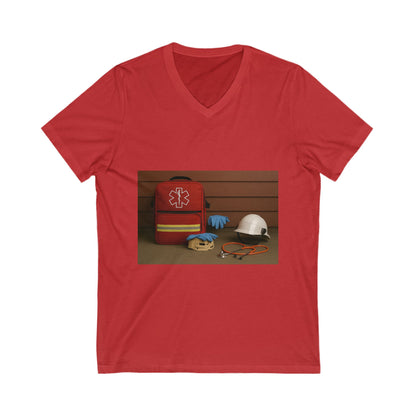 EMS Appreciation Unisex Short Sleeve V-Neck Tee