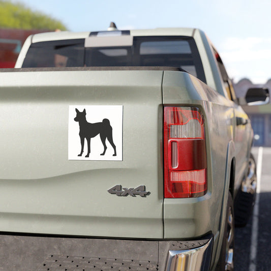 Basenji Silhouette Indoor/Outdoor Magnet