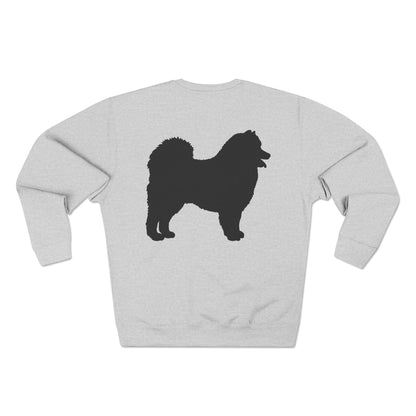 Samoyed Silhouette Unisex Crewneck Sweatshirt