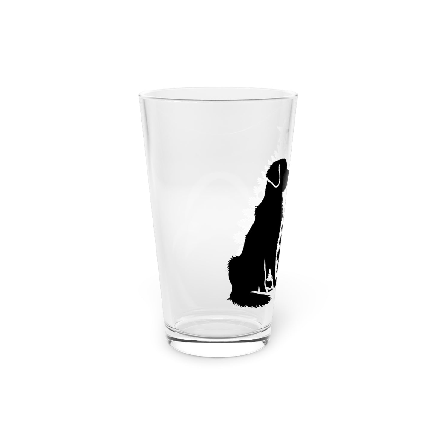 Golden Christmas Tree Drinking Glass
