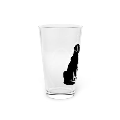 Golden Christmas Tree Drinking Glass