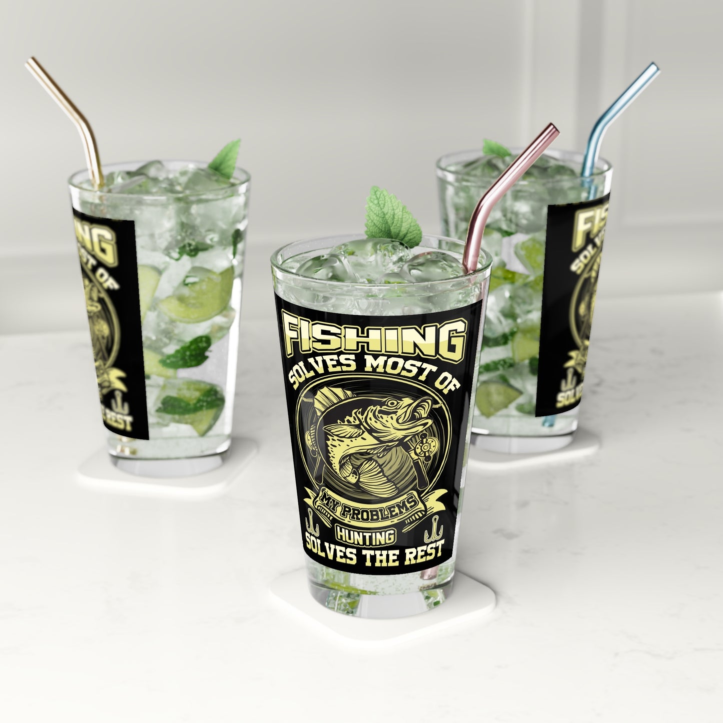 Problem Solving Drinking Glass