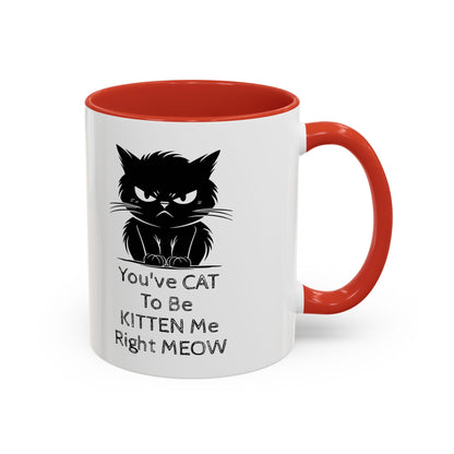 Kitten Me 2-Tone Coffee Mug