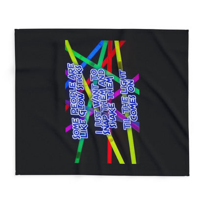 Glow Sticks Arctic Fleece Blanket