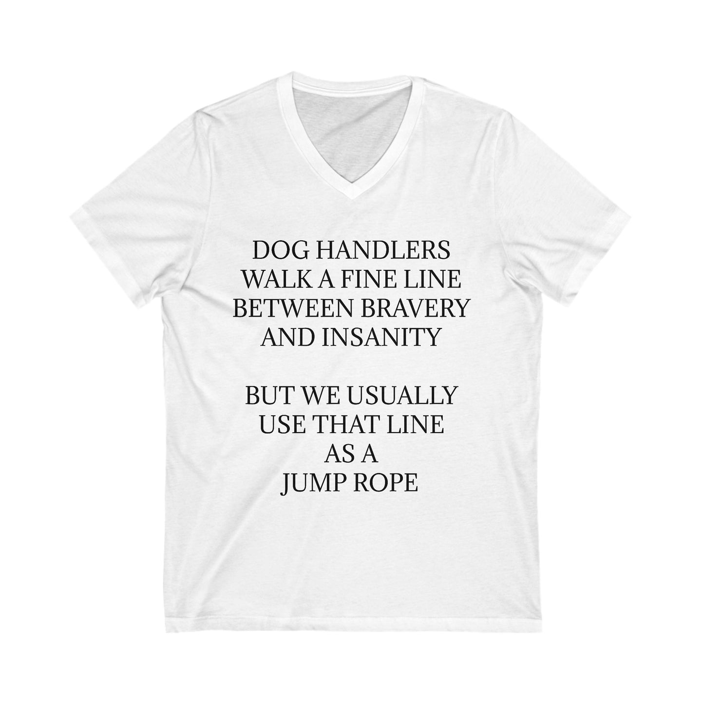 Jump Rope Unisex Short Sleeve V-Neck Tee