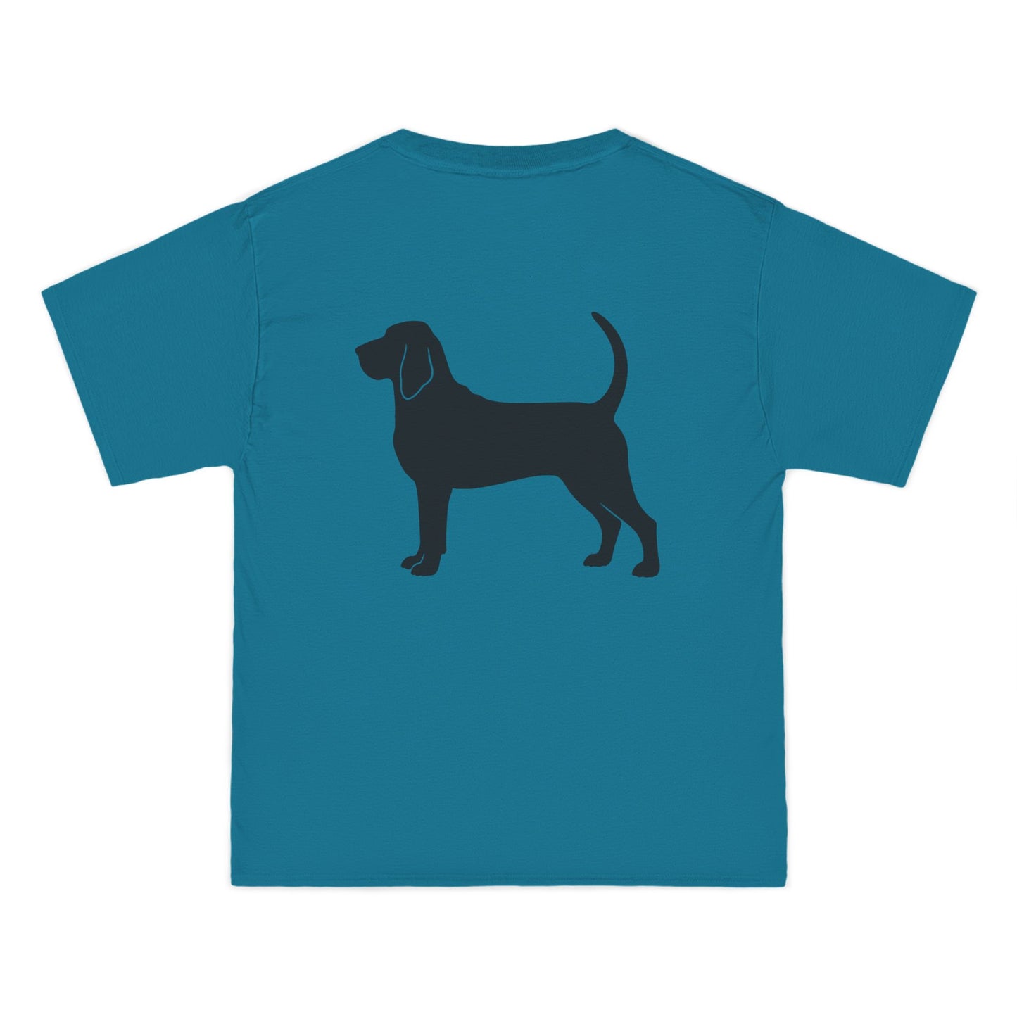 Bloodhound Silhouette Men's Short-Sleeve Crewneck Tee
