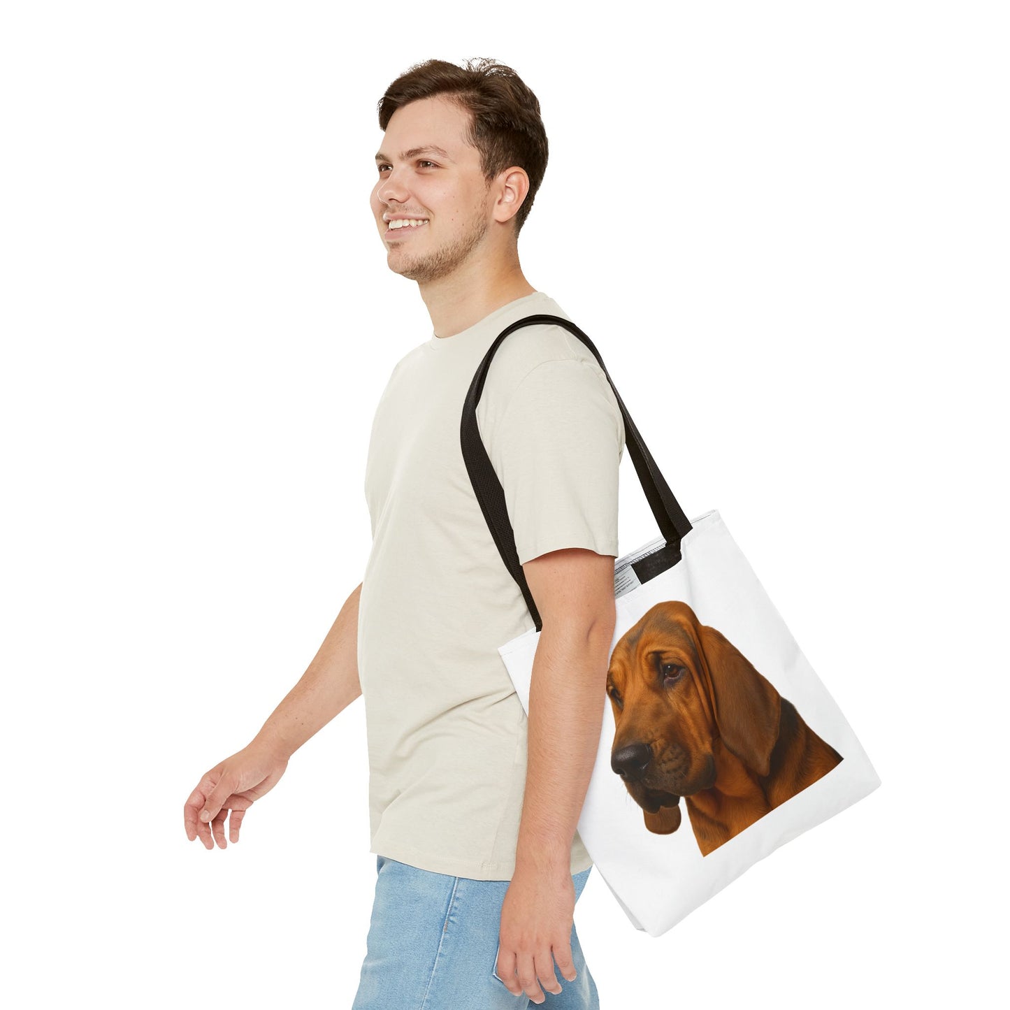 Bloodhound Head Tote Bag