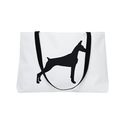 Doberman Silhouette Weekender Tote Bag
