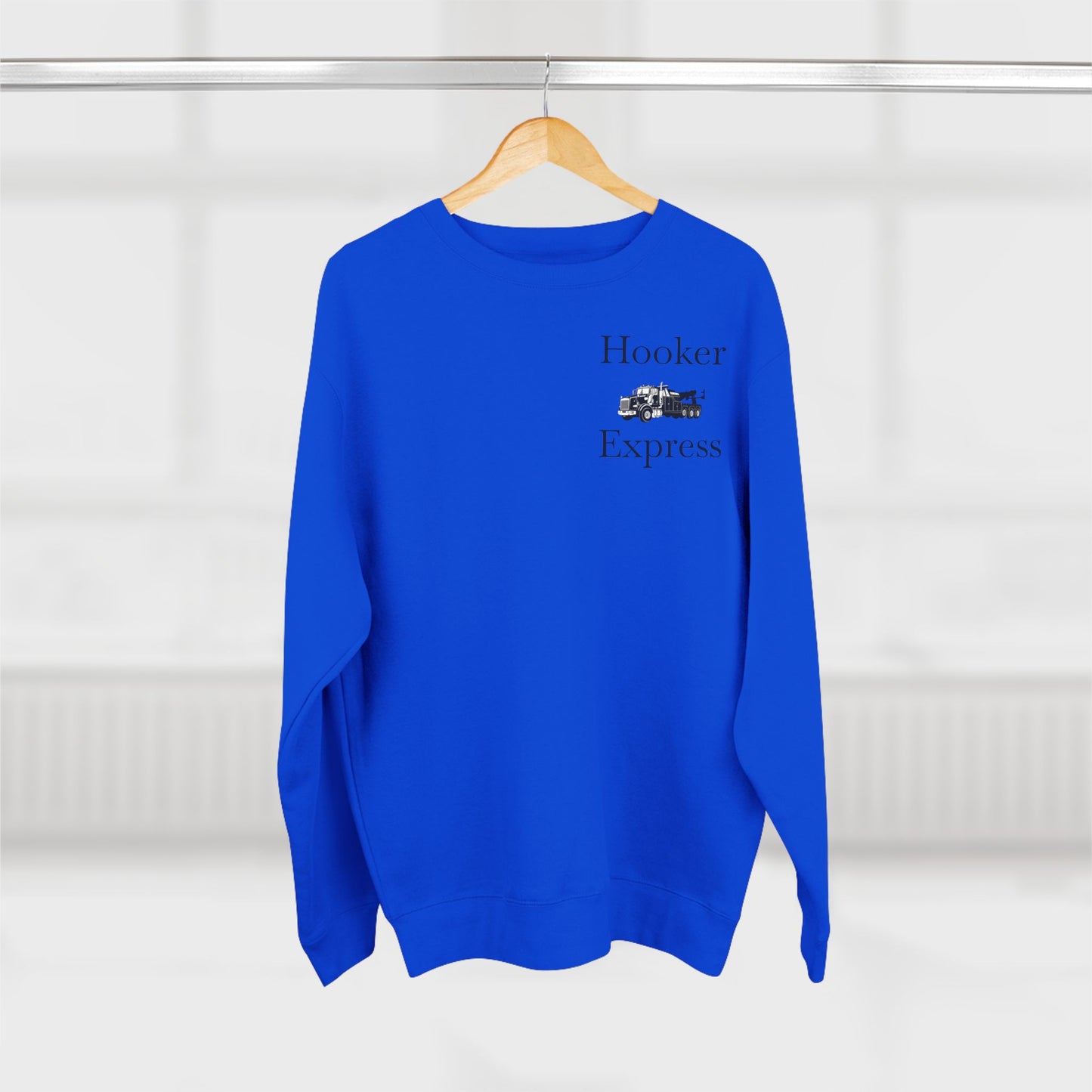 H**ker Express Heavy Tow Truck Unisex Crewneck Sweatshirt