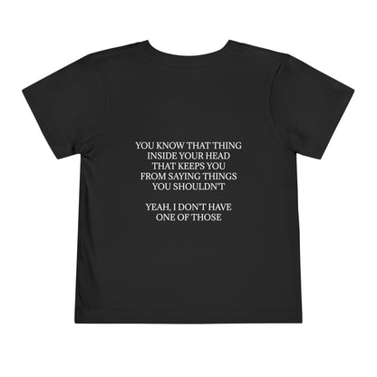 No Filter Toddler Unisex Short Sleeve Crewneck Tee
