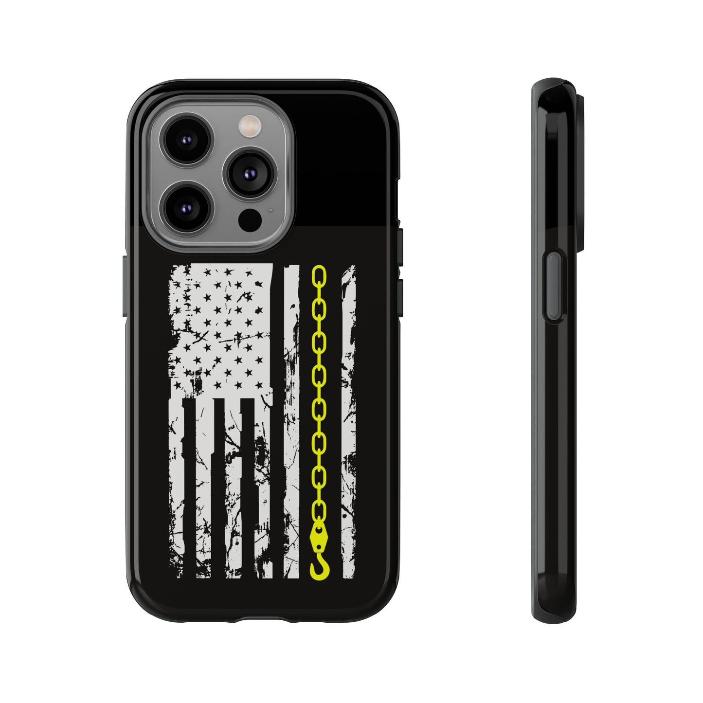Thin Yellow Line iPhone Case