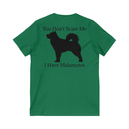 You Don't Scare Me Unisex Short Sleeve V-Neck Tee