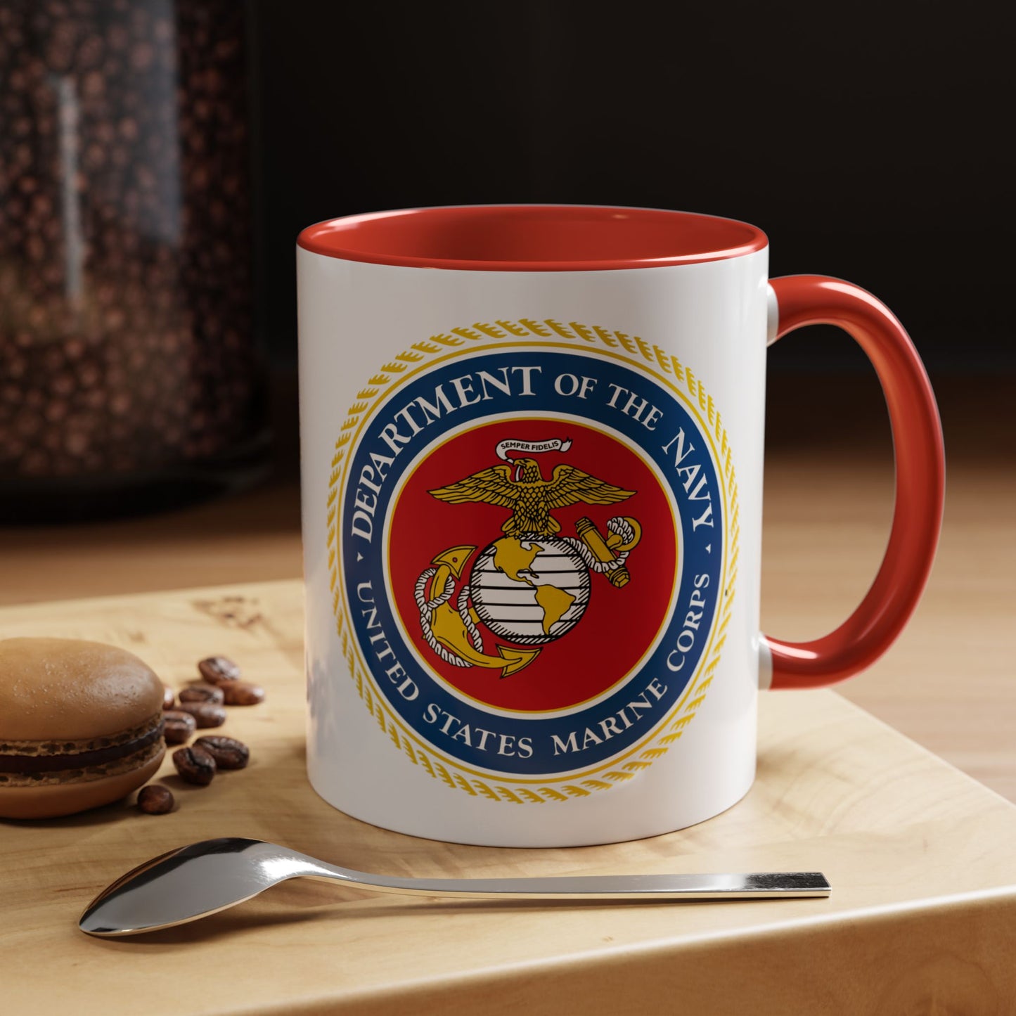 US Marine Corps 2-Tone Coffee Mug