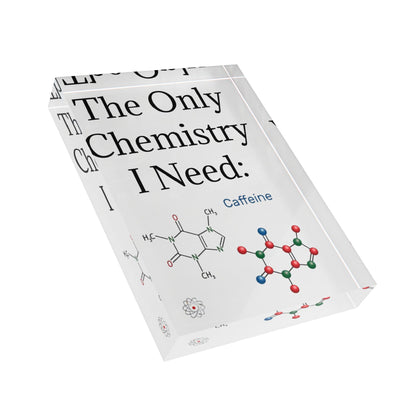 Chemistry Lesson Acrylic Photo Block