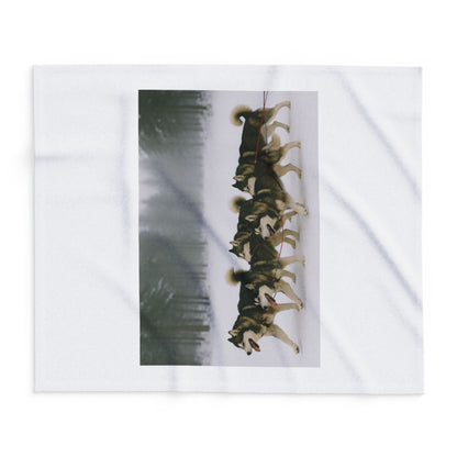 Mush On Arctic Fleece Blanket