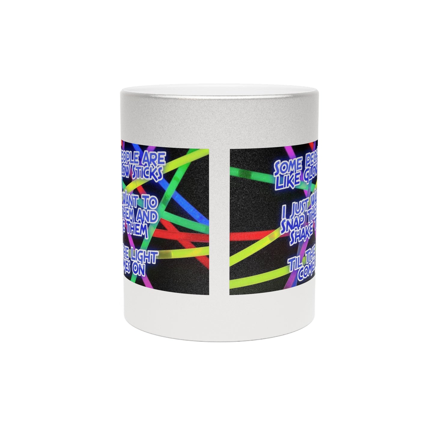 Glow Sticks Metallic Coffee Mug