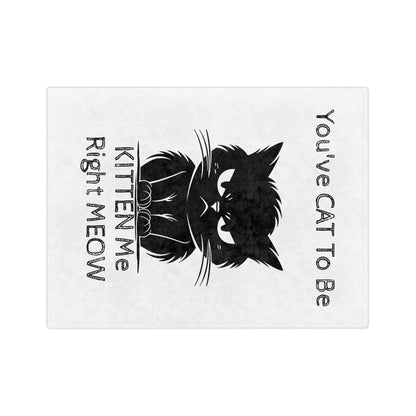 Kitten Me Velveteen Microfiber Blanket