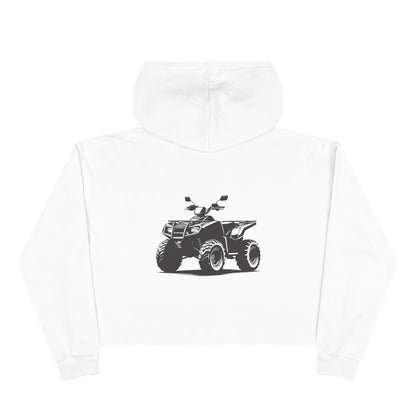 Off The Beaten Path Quad Women's Crop Hoodie