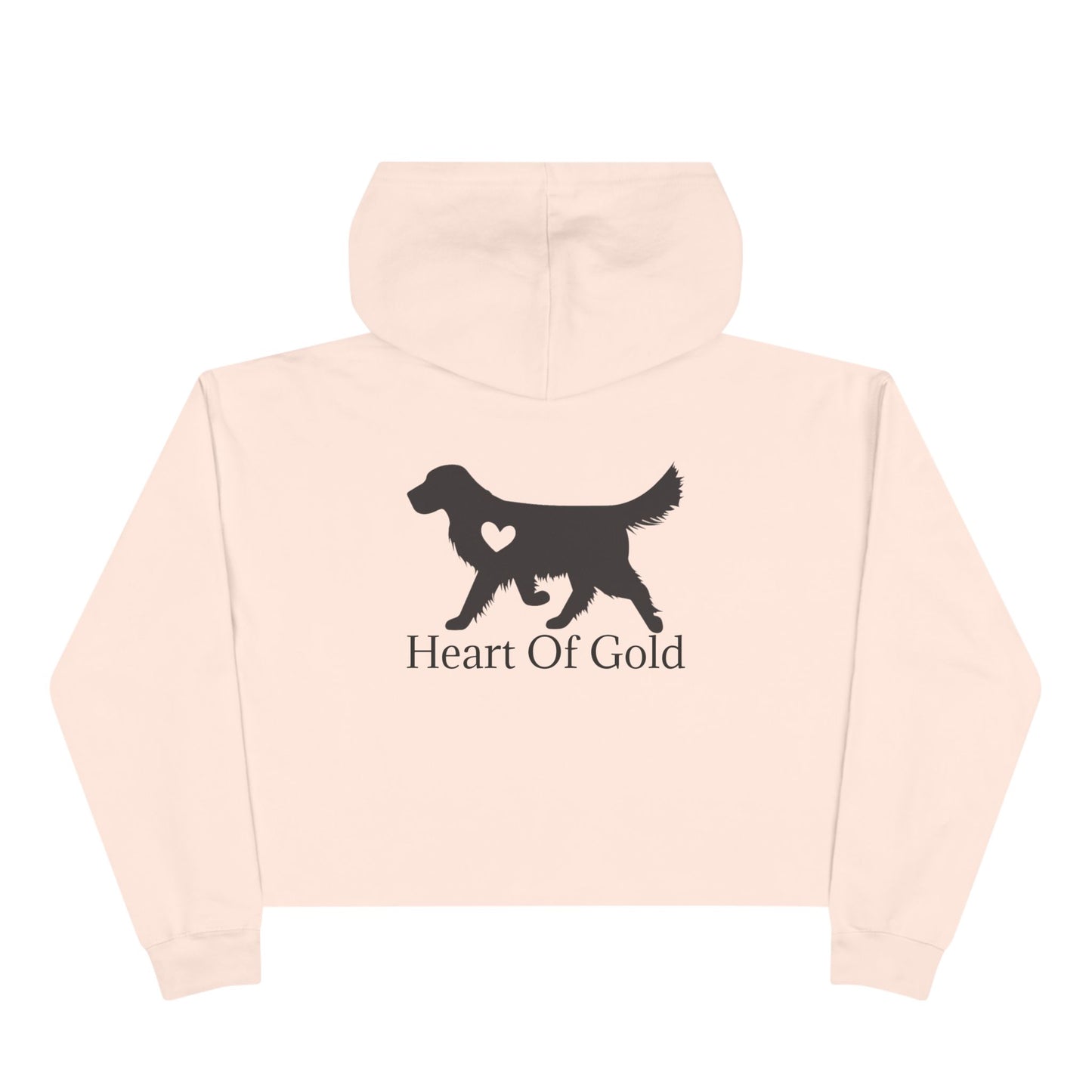 Heart Of Gold Women's Crop Hoodie