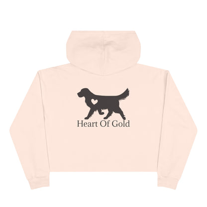 Heart Of Gold Women's Crop Hoodie
