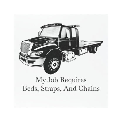 Beds, Straps, And Chains Indoor/Outdoor Magnet