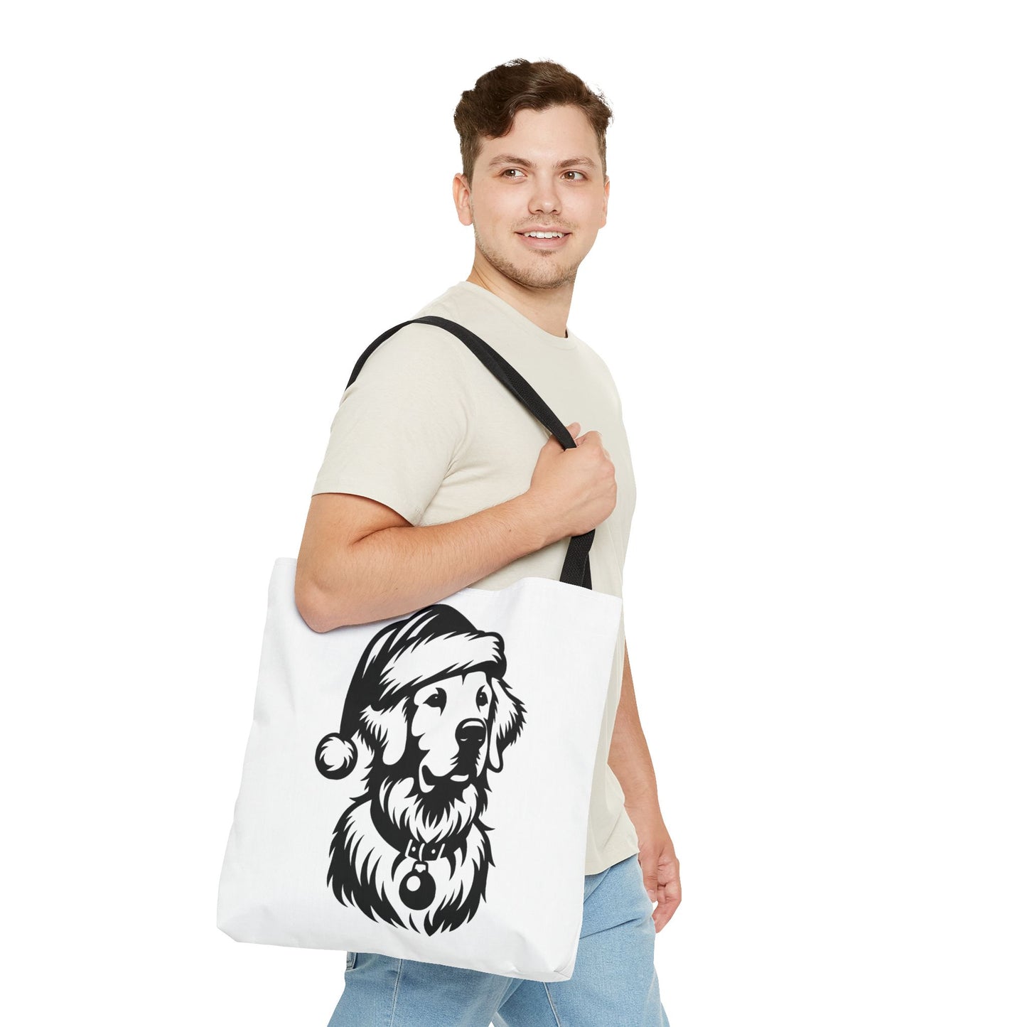 Santa Paws Golden Tote Bag