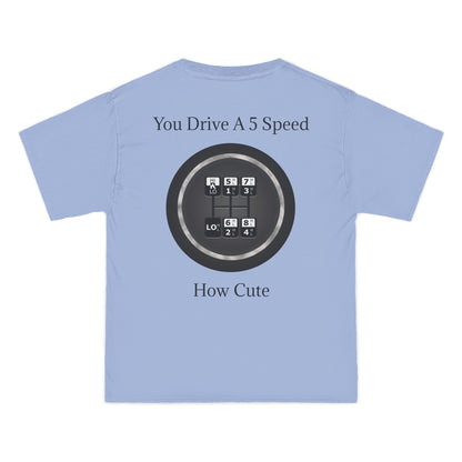 5 Speed How Cute Men's Short-Sleeve Crewneck Tee