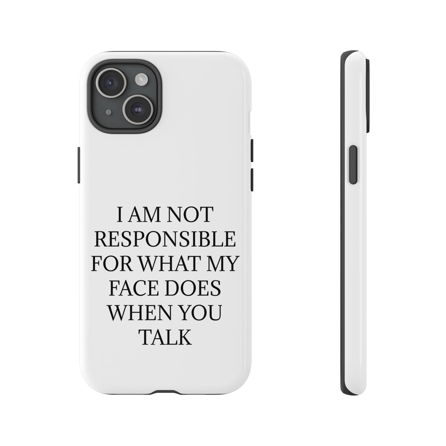When You Talk iPhone Case