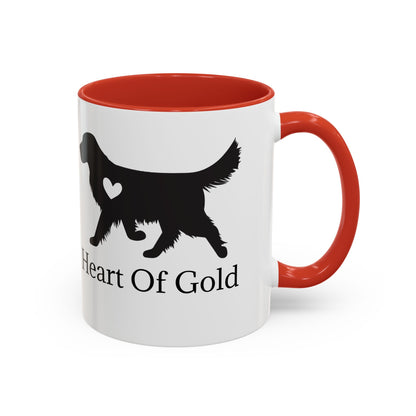Heart Of Gold 2-Tone Coffee Mug