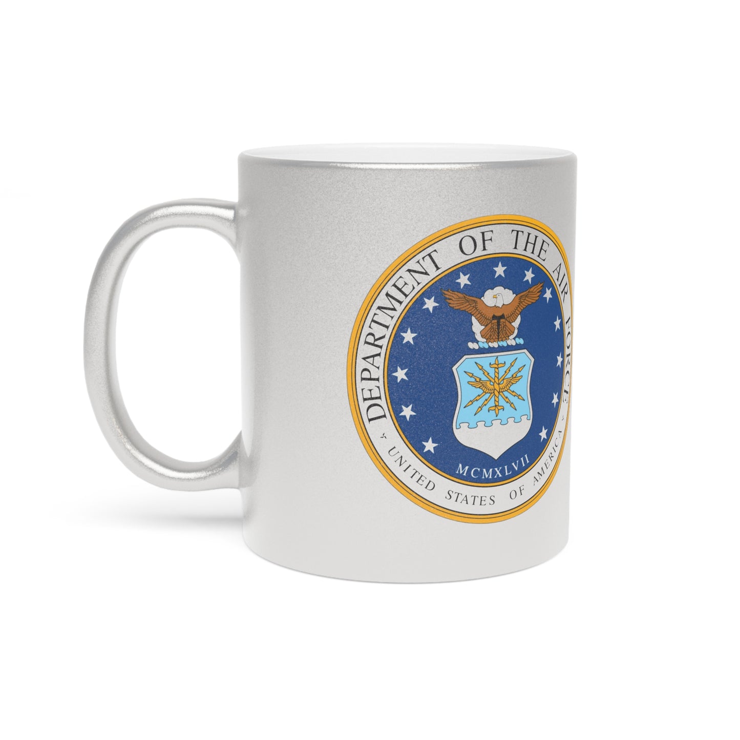 US Air Force Metallic Coffee Mug