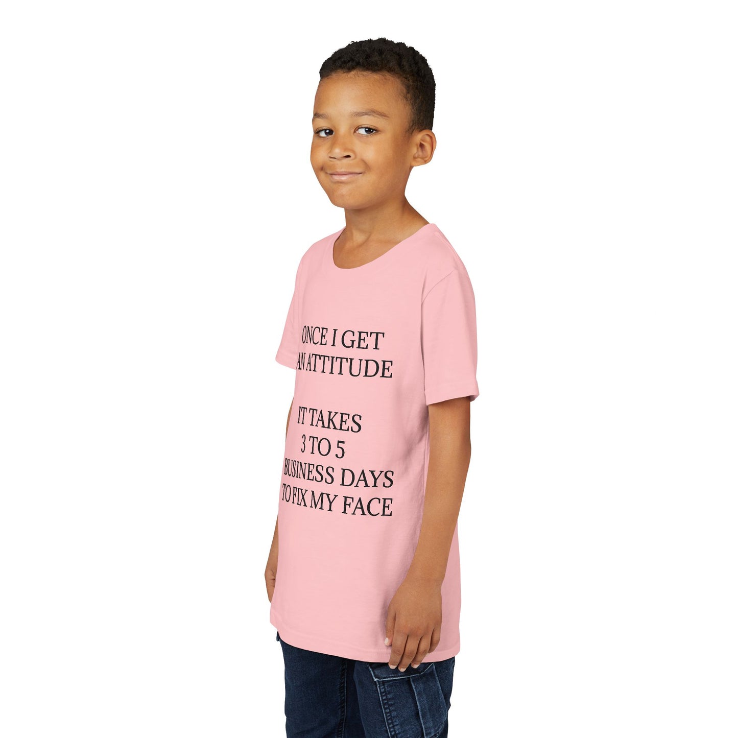 Fix My Face Youth Unisex Short Sleeve Crewneck Tee