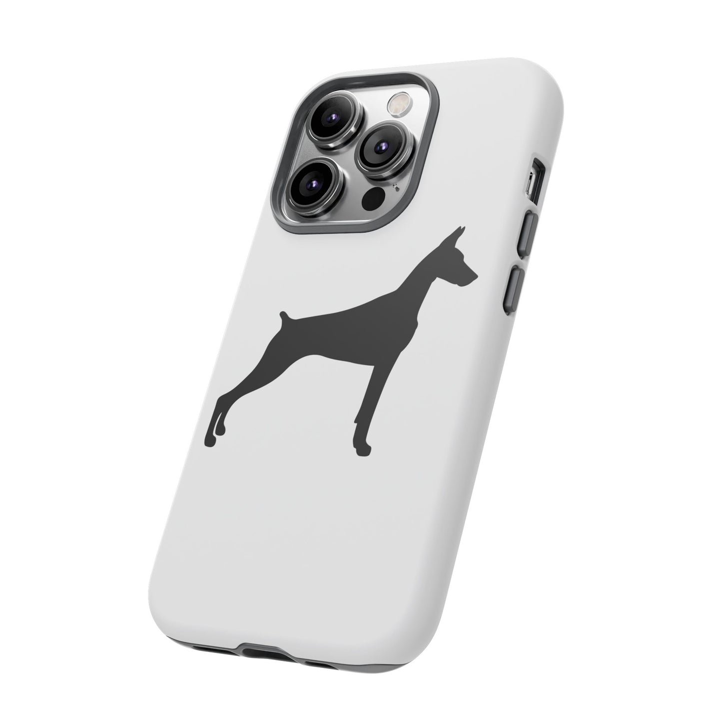 Doberman Silhouette iPhone Case