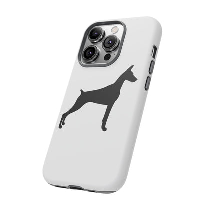 Doberman Silhouette iPhone Case