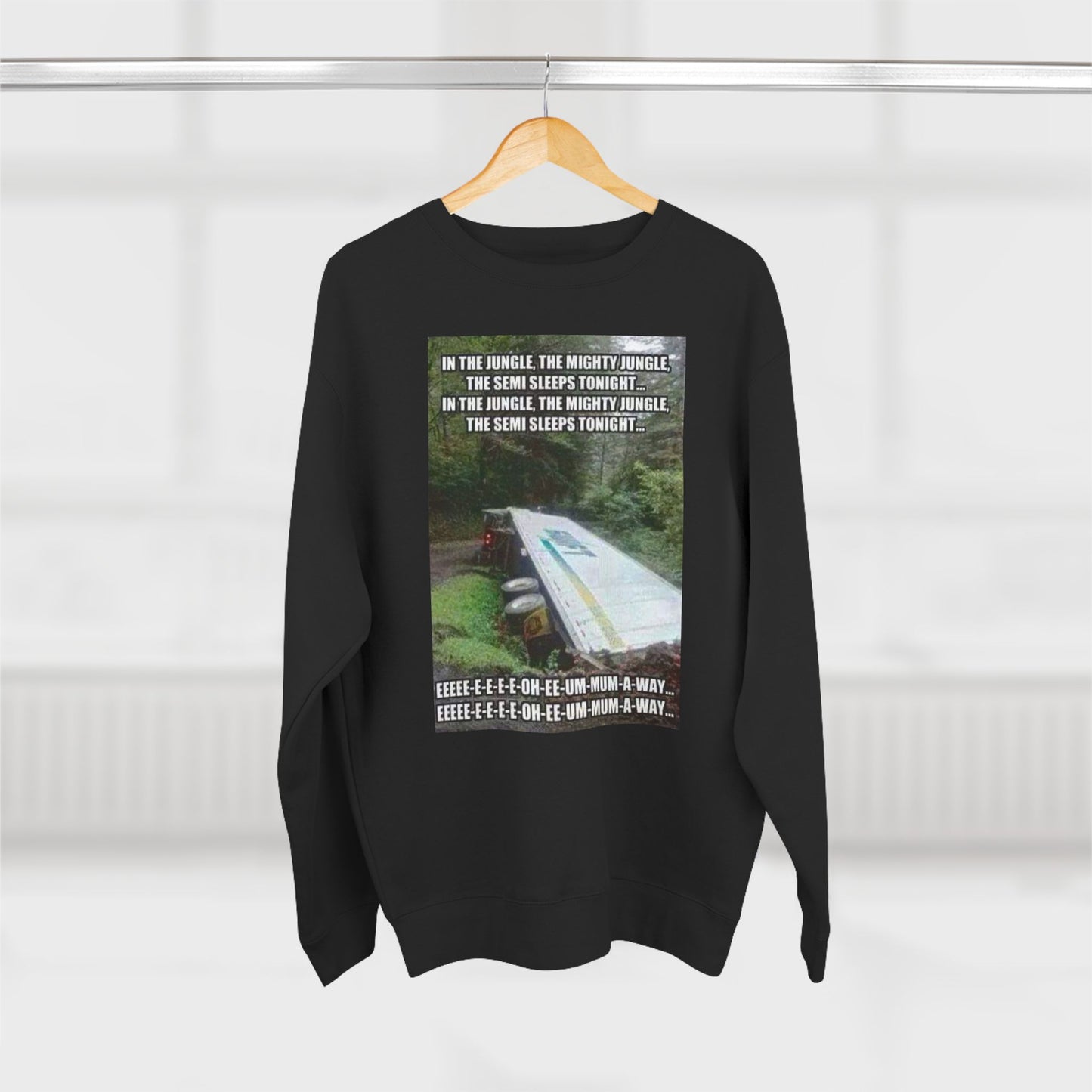 Semi Sleeps Unisex Crewneck Sweatshirt