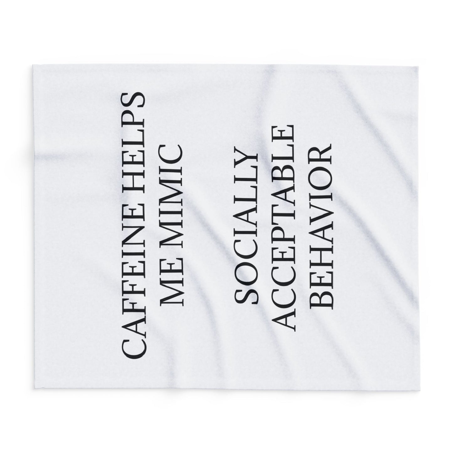 Socially Acceptable Arctic Fleece Blanket